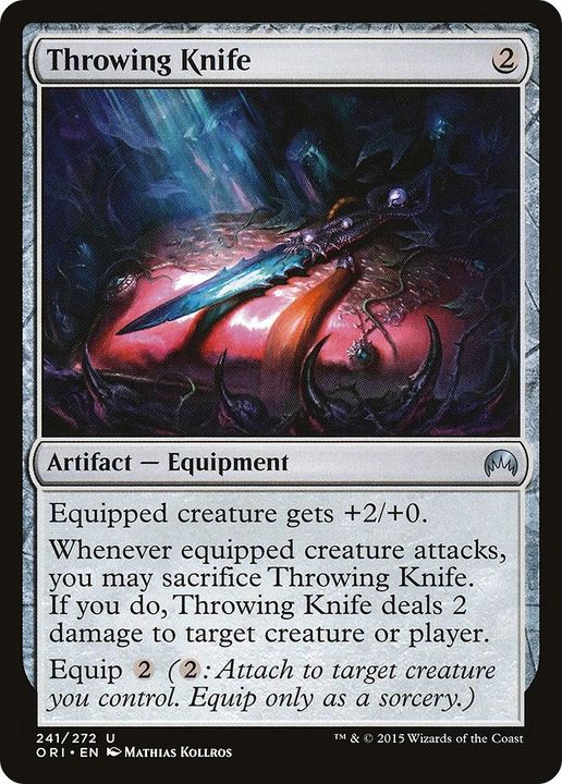 Throwing Knife in the group Magic the Gathering / Types / Artifacts / Artifact at Proxyprinters.com (34375)