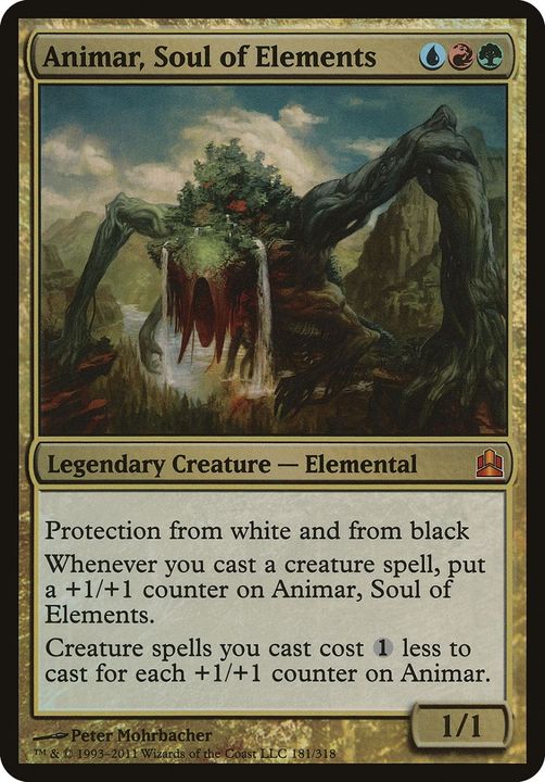 Animar, Soul of Elements in the group Magic the Gathering / Types / Colors / Multicolors / G, R, U at Proxyprinters.com (34381)