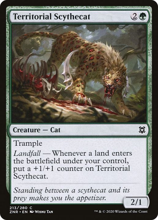 Territorial Scythecat in the group Magic the Gathering / Types / Colors / Green at Proxyprinters.com (34389)