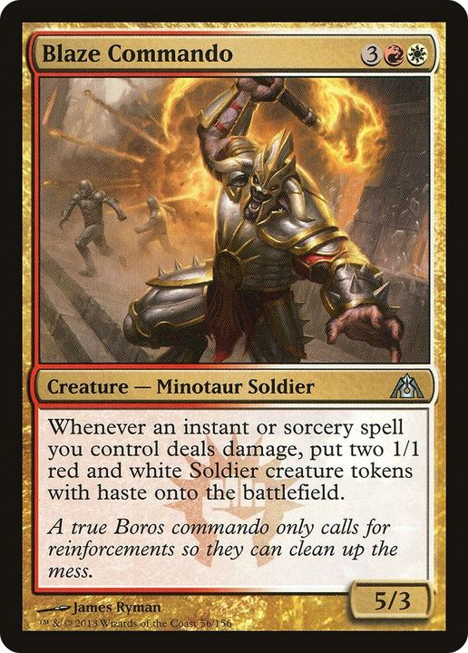 Blaze Commando in the group Magic the Gathering / Sets / Dragon's Maze at Proxyprinters.com (34400)