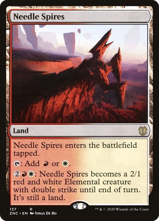 Needle Spires in the group Magic the Gathering / Sets / Zendikar Rising Commander at Proxyprinters.com (34406)