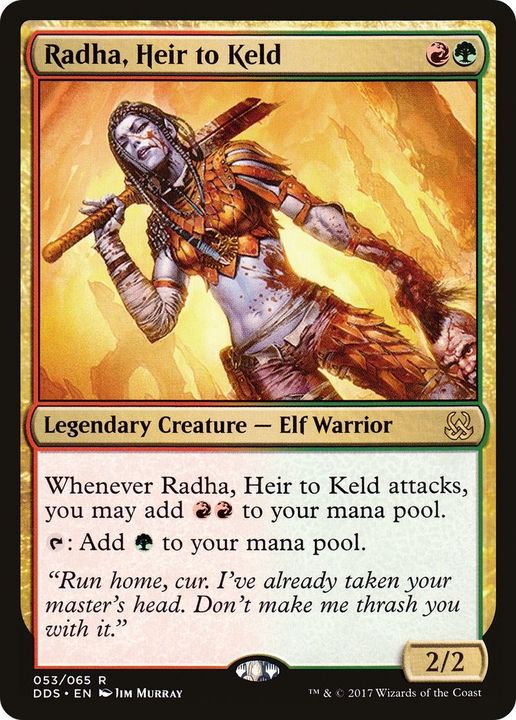 Radha, Heir to Keld in the group Magic the Gathering / Sets / Duel Decks: Mind vs. Might at Proxyprinters.com (34413)