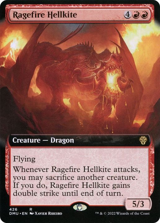 Ragefire Hellkite in the group Magic the Gathering / Types / Colors / Red at Proxyprinters.com (34434)