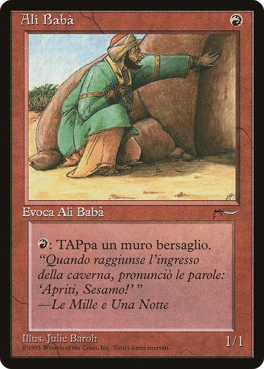 Ali Baba in the group Magic the Gathering / Types / Creatures / Human at Proxyprinters.com (34435)