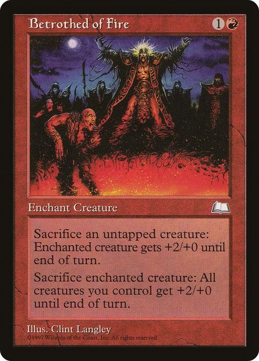 Betrothed of Fire in the group Magic the Gathering / Types / Colors / Red at Proxyprinters.com (34487)