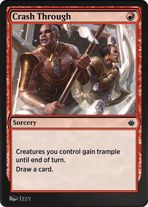 Crash Through in the group Magic the Gathering / Types / Colors / Red at Proxyprinters.com (34492)