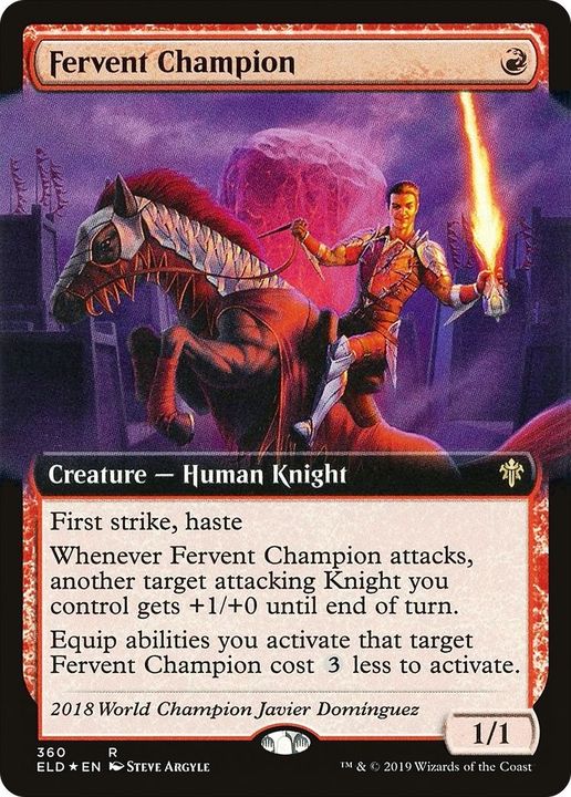 Fervent Champion in the group Magic the Gathering / Types / Creatures / Human at Proxyprinters.com (34527)