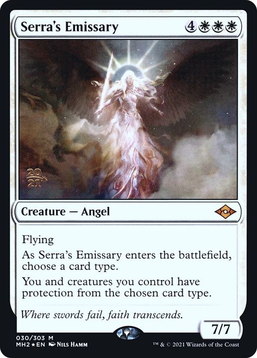 Serra's Emissary in the group Magic the Gathering / Types / Colors / White at Proxyprinters.com (3454)