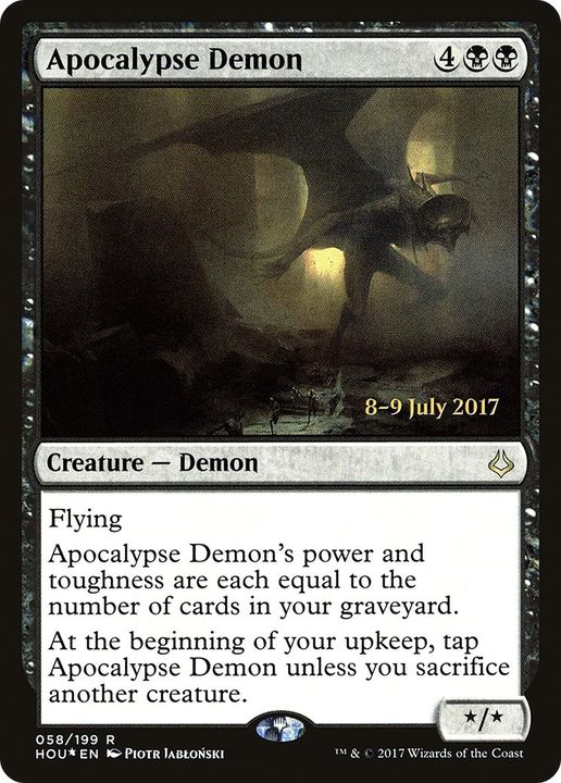 Apocalypse Demon in the group Magic the Gathering / Types / Colors / Black at Proxyprinters.com (34551)