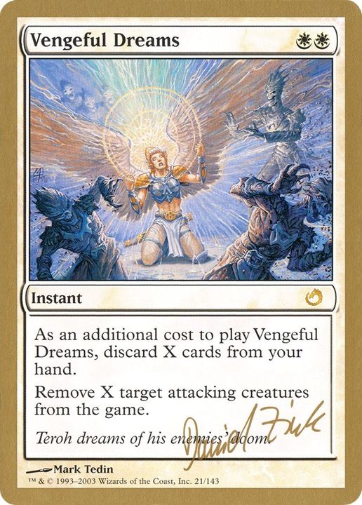 Vengeful Dreams in the group Magic the Gathering / Types / Colors / White at Proxyprinters.com (34577)