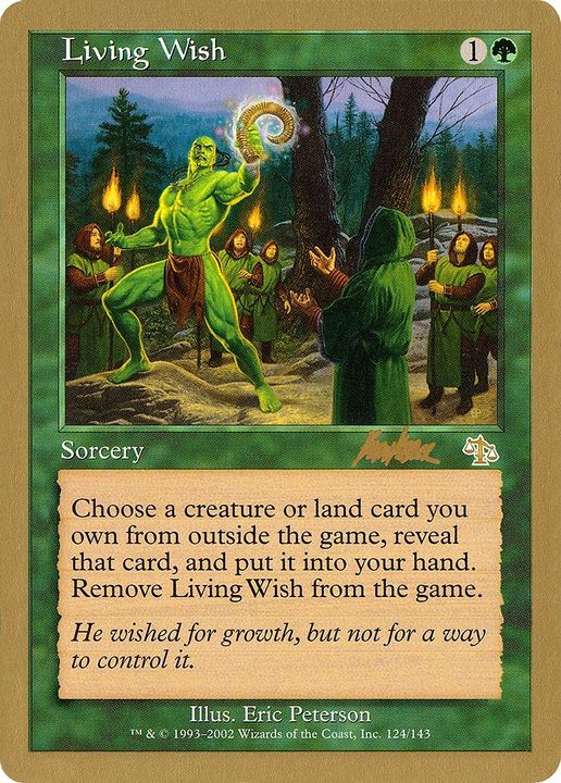 Living Wish in the group Magic the Gathering / Types / Colors / Green at Proxyprinters.com (34587)