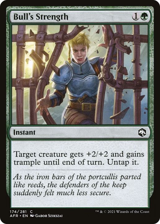 Bull's Strength in the group Magic the Gathering / Types / Colors / Green at Proxyprinters.com (3462)