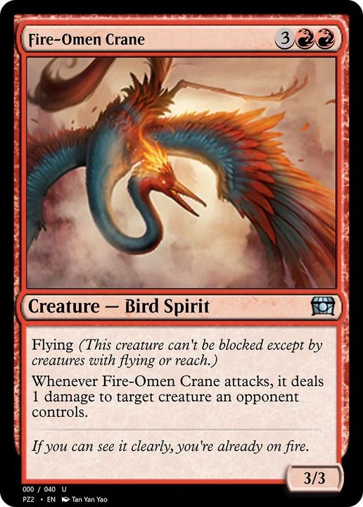 Fire-Omen Crane in the group Magic the Gathering / Sets / Treasure Chest at Proxyprinters.com (34623)