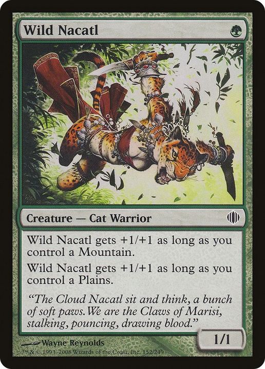 Wild Nacatl in the group Magic the Gathering / Types / Creatures / Warrior at Proxyprinters.com (34641)