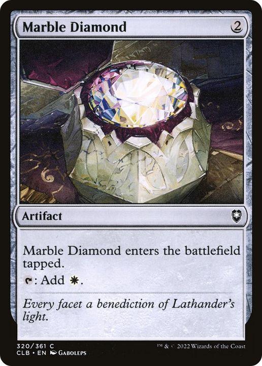 Marble Diamond in the group Magic the Gathering / Sets / Commander Legends: Battle for Baldur's Gate at Proxyprinters.com (3465)