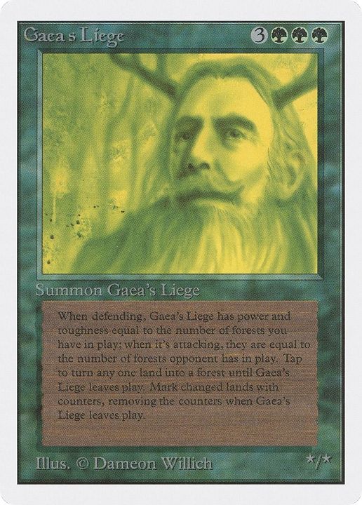 Gaea's Liege in the group Magic the Gathering / Types / Colors / Green at Proxyprinters.com (34652)