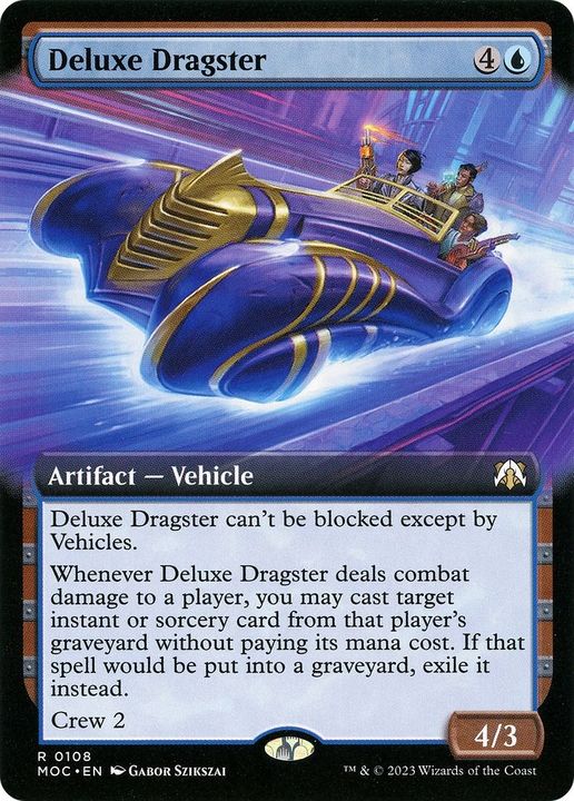 Deluxe Dragster in the group Magic the Gathering / Types / Artifacts / Artifact at Proxyprinters.com (34658)