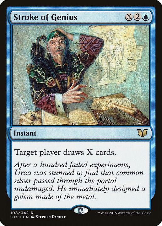 Stroke of Genius in the group Magic the Gathering / Types / Colors / Blue at Proxyprinters.com (34671)