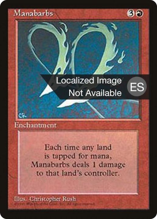 Manabarbs in the group Magic the Gathering / Types / Enchantment / Enchantment at Proxyprinters.com (34676)