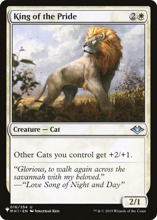 King of the Pride in the group Magic the Gathering / Types / Colors / White at Proxyprinters.com (34682)