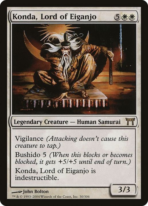 Konda, Lord of Eiganjo in the group Magic the Gathering / Types / Creatures / Human at Proxyprinters.com (34699)