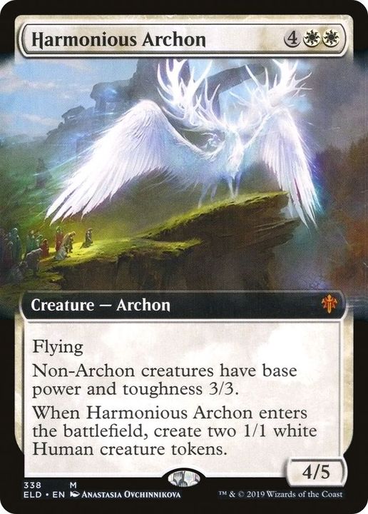 Harmonious Archon in the group Magic the Gathering / Sets / Throne of Eldraine at Proxyprinters.com (34718)