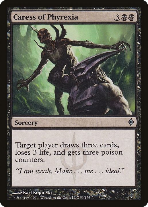 Caress of Phyrexia in the group Magic the Gathering / Types / Colors / Black at Proxyprinters.com (34740)