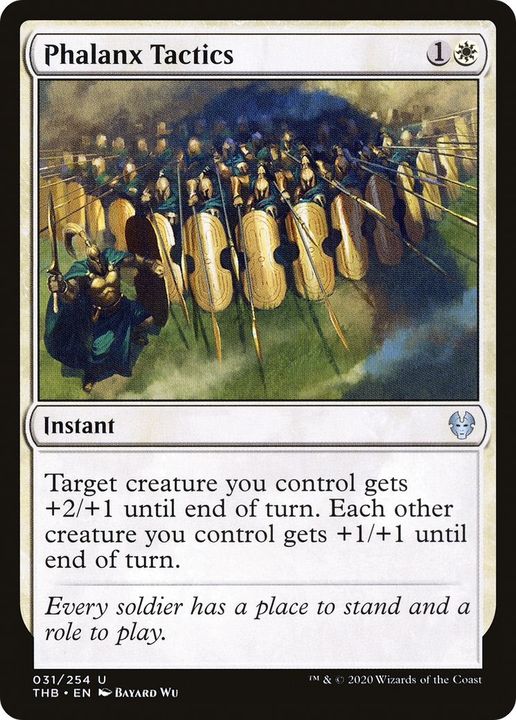 Phalanx Tactics in the group Magic the Gathering / Types / Colors / White at Proxyprinters.com (34767)