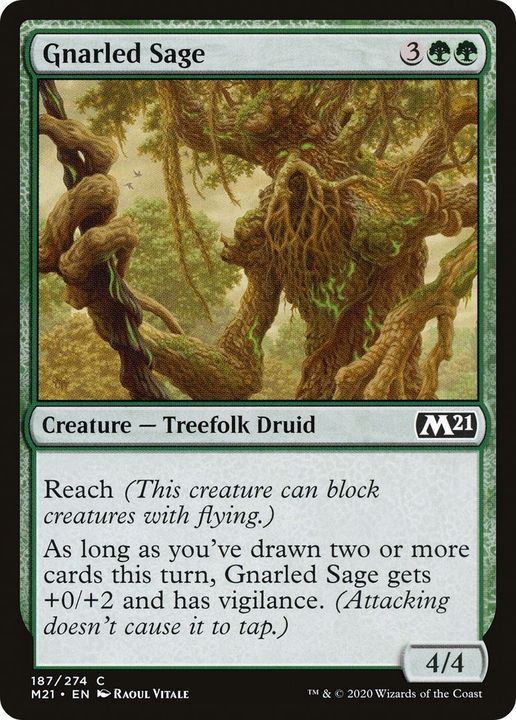 Gnarled Sage in the group Magic the Gathering / Types / Colors / Green at Proxyprinters.com (34790)