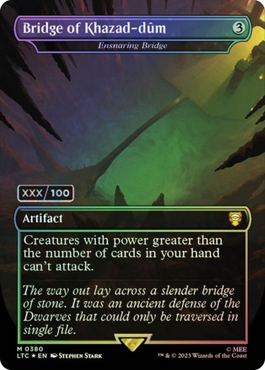 Ensnaring Bridge in the group Magic the Gathering / Types / Artifacts / Artifact at Proxyprinters.com (34795)