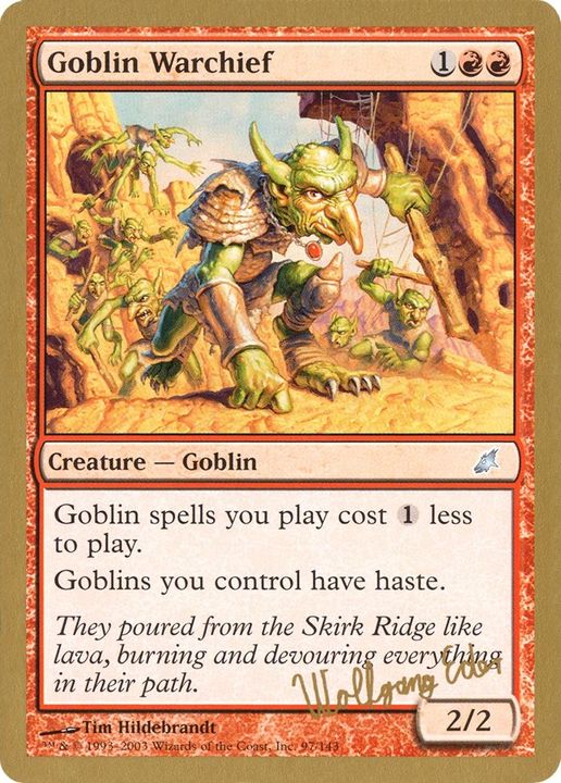 Goblin Warchief in the group Magic the Gathering / Types / Creatures / Warrior at Proxyprinters.com (348)