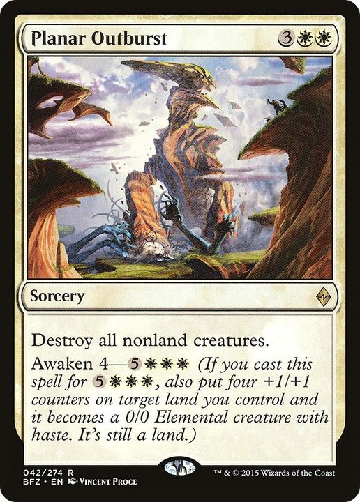 Planar Outburst in the group Magic the Gathering / Types / Colors / White at Proxyprinters.com (34814)