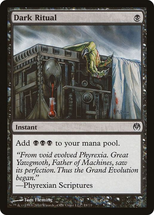 Dark Ritual in the group Magic the Gathering / Types / Colors / Black at Proxyprinters.com (34815)