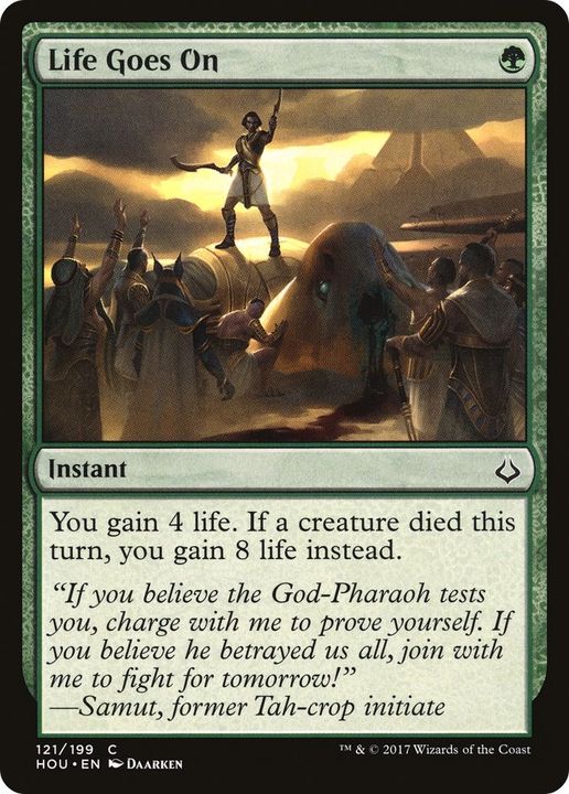 Life Goes On in the group Magic the Gathering / Types / Colors / Green at Proxyprinters.com (34820)