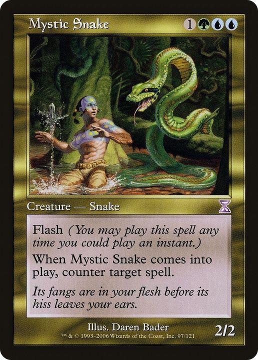 Mystic Snake in the group Magic the Gathering / Sets / Time Spiral Timeshifted at Proxyprinters.com (34869)