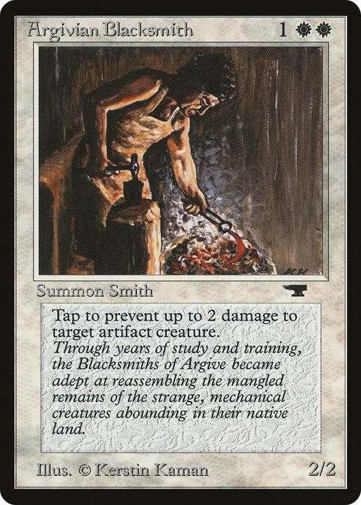 Argivian Blacksmith in the group Magic the Gathering / Types / Creatures / Human at Proxyprinters.com (34877)