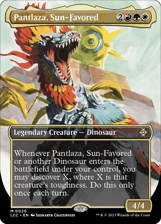 Pantlaza, Sun-Favored in the group Magic the Gathering / Sets / The Lost Caverns of Ixalan Commander at Proxyprinters.com (34909)