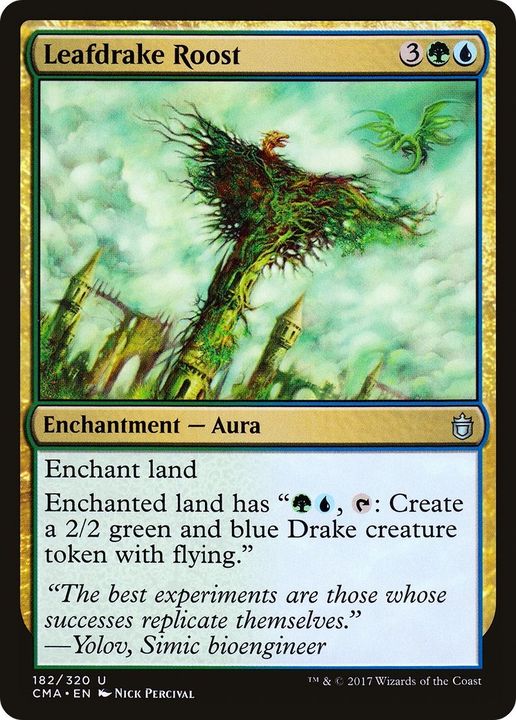 Leafdrake Roost in the group Magic the Gathering / Types / Colors / Multicolors / G, U at Proxyprinters.com (34919)