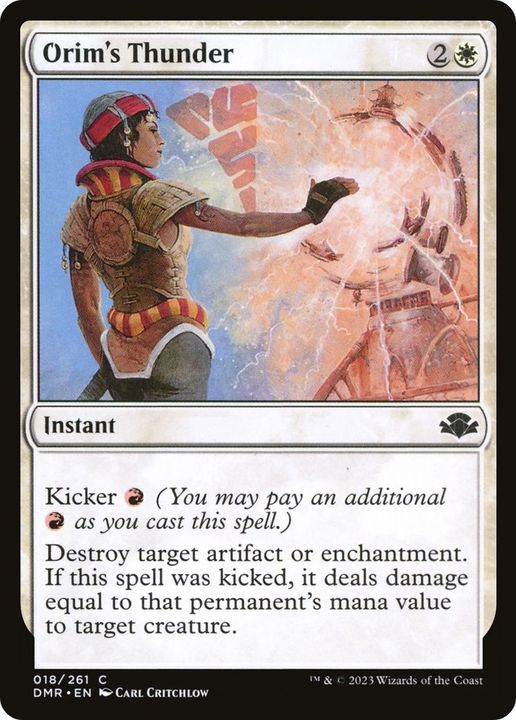 Orim's Thunder in the group Magic the Gathering / Types / Colors / White at Proxyprinters.com (34942)