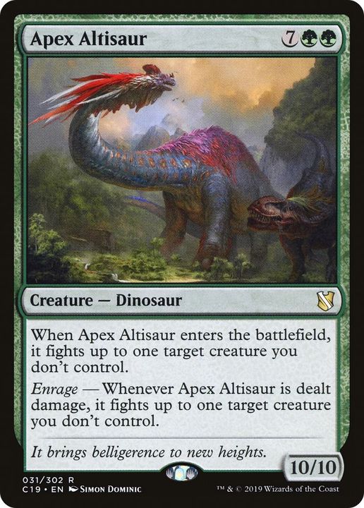 Apex Altisaur in the group Magic the Gathering / Types / Colors / Green at Proxyprinters.com (34946)