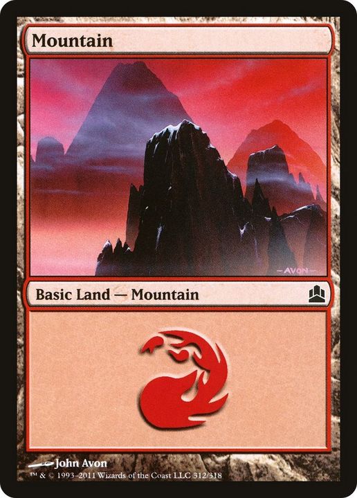 Mountain in the group Magic the Gathering / Sets / Commander 2011 at Proxyprinters.com (34972)