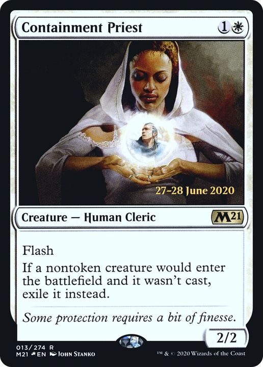 Containment Priest in the group Magic the Gathering / Types / Creatures / Human at Proxyprinters.com (34980)