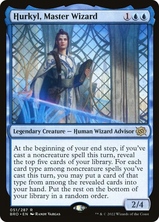 Hurkyl, Master Wizard in the group Magic the Gathering / Types / Creatures / Wizard at Proxyprinters.com (35041)