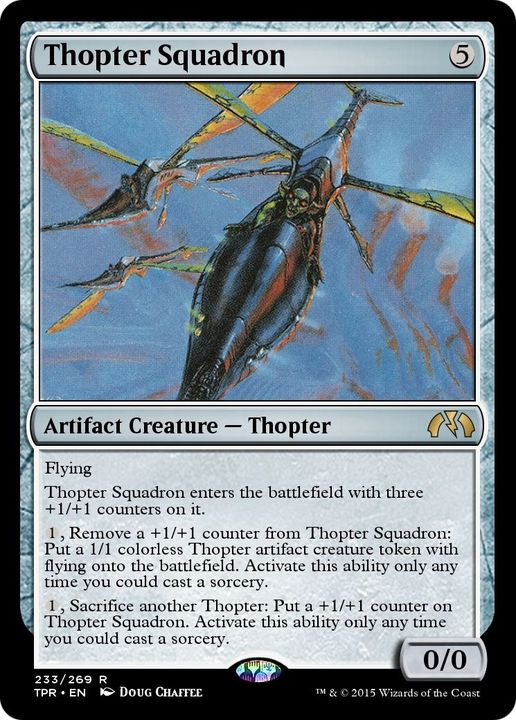 Thopter Squadron in the group Magic the Gathering / Sets / Tempest Remastered at Proxyprinters.com (35043)