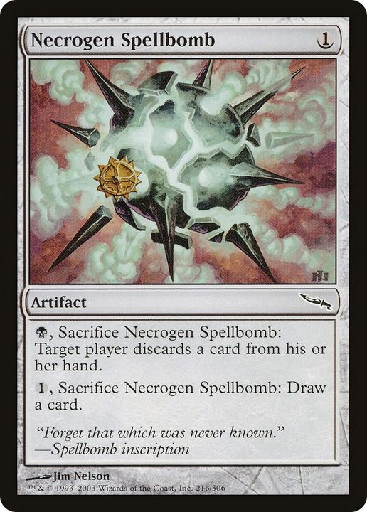 Necrogen Spellbomb in the group Magic the Gathering / Sets / Mirrodin Promos at Proxyprinters.com (3505)