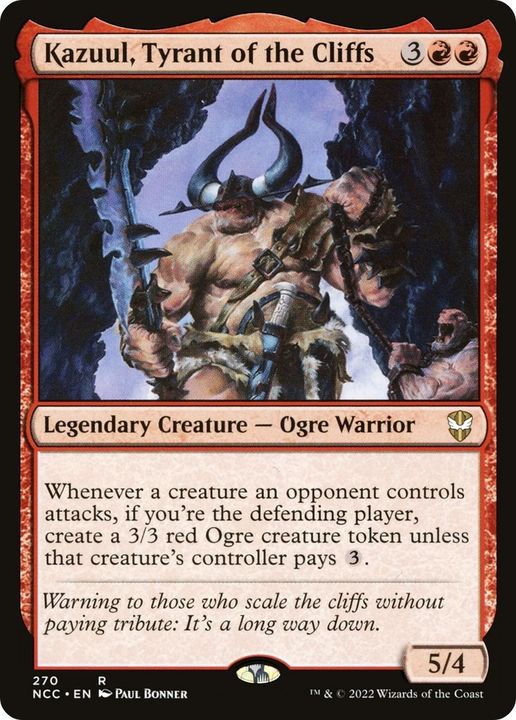 Kazuul, Tyrant of the Cliffs in the group Magic the Gathering / Types / Creatures / Warrior at Proxyprinters.com (35055)