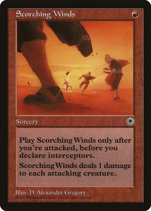 Scorching Winds in the group Magic the Gathering / Types / Colors / Red at Proxyprinters.com (35084)