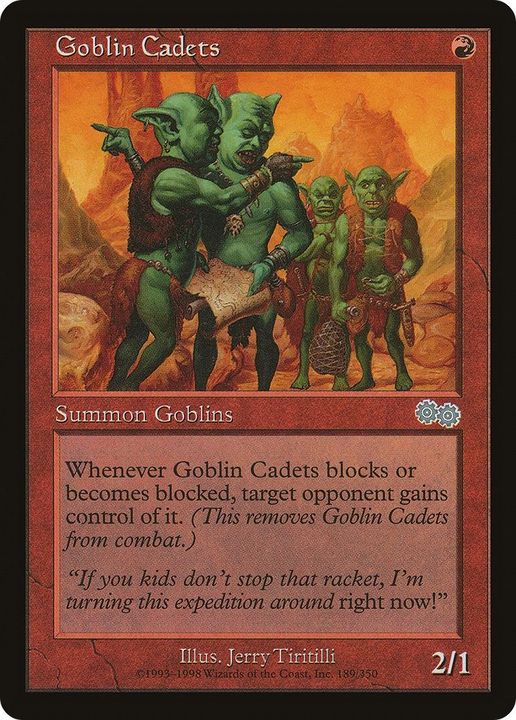 Goblin Cadets in the group Magic the Gathering / Types / Creatures / Goblin at Proxyprinters.com (35114)