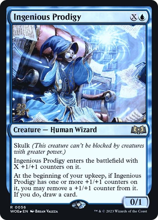 Ingenious Prodigy in the group Magic the Gathering / Types / Creatures / Wizard at Proxyprinters.com (35125)