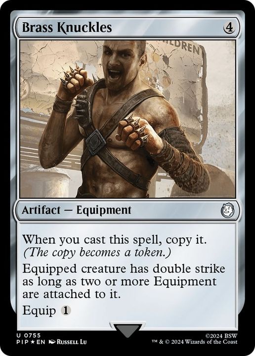 Brass Knuckles in the group Magic the Gathering / Types / Artifacts / Artifact at Proxyprinters.com (35130)